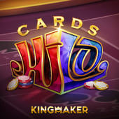 Cards Hi Lo cards game on TablePlus